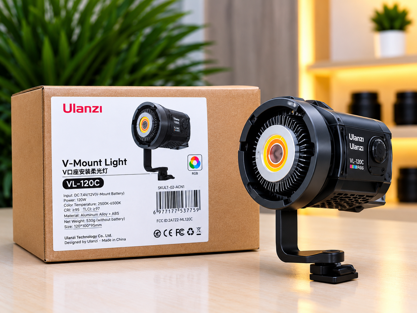 ULANZI VL 120 C — LED studio