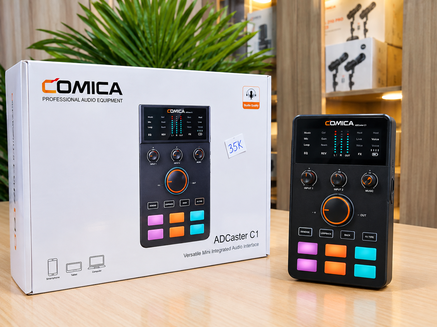COMICA ADCASTER C1 — Audio & micros
